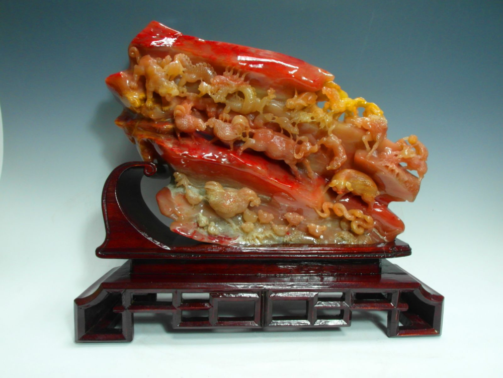 最高價收購   雞血石